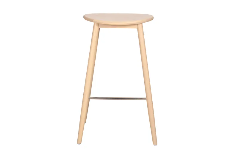Norden Barstol i trä – barstol utan rygg för kök & bar - Whitewash - Möbler - Fåtölj & stolar - Barstol & barpall