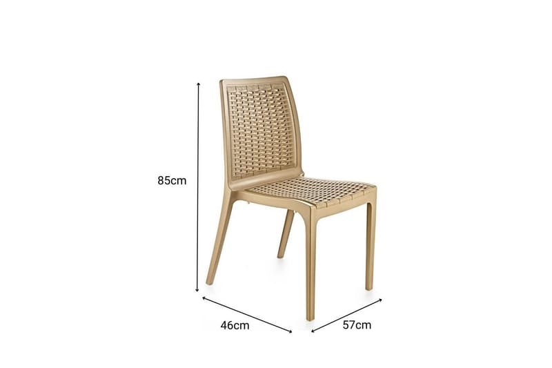 Omber Matstol - Beige - Möbler - Fåtölj & stolar - Matstol & köksstol