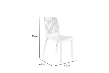 Omber Matstol - Vit - Möbler - Fåtölj & stolar - Matstol & köksstol