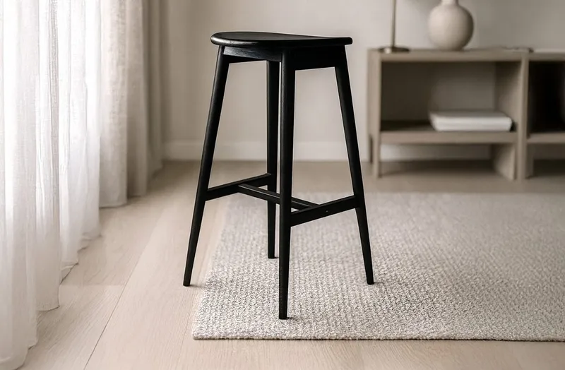 Orust Barstol, svart