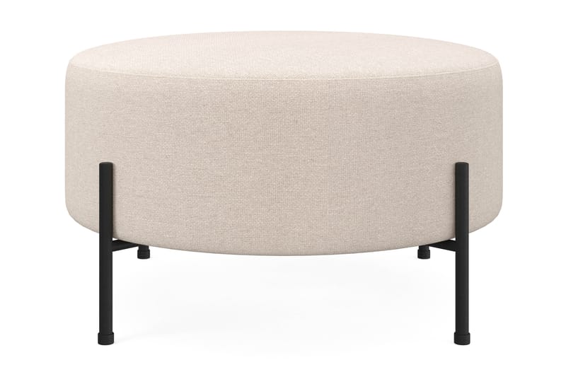 Sittpuff Ferriday Compact Rund 70 cm - Beige - Sittpuff