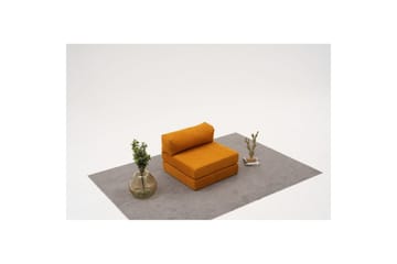 1-sits soffa Selorbury Vila Apelsin - Apelsin - Möbler - Fåtölj & stolar - Pall & puff - Sittpuff