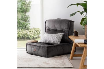 1-sits soffa Wenarport Antracit - Antracit - Möbler - Fåtölj & stolar - Pall & puff - Sittpuff