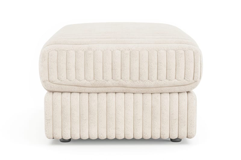 Adelsö by Gynning Rektangulär Fotpall i bred Manchester - Beige - Möbler - Fåtölj & stolar - Pall & puff - Fotpallar