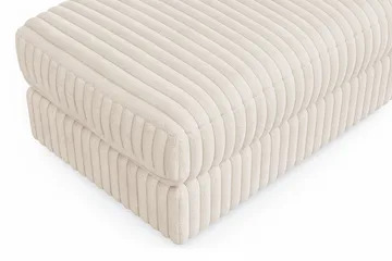 Adelsö by Gynning Rektangulär Fotpall i bred Manchester - Beige - Möbler - Fåtölj & stolar - Pall & puff - Fotpallar