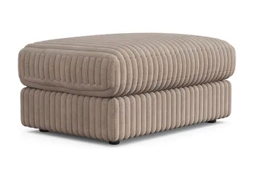 Adelsö by Gynning Rektangulär Fotpall i bred Manchester - Greige - Möbler - Fåtölj & stolar - Pall & puff - Fotpallar