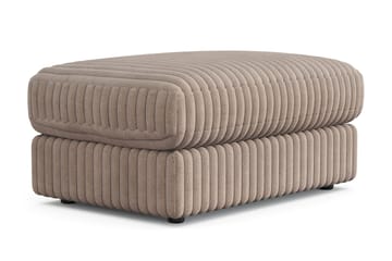 Adelsö by Gynning Rektangulär Fotpall i bred Manchester - Greige - Möbler - Fåtölj & stolar - Pall & puff - Fotpallar