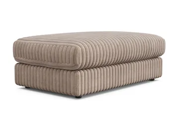 Adelsö by Gynning Rektangulär Fotpall i bred Manchester - Greige - Möbler - Fåtölj & stolar - Pall & puff - Fotpallar