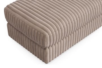 Adelsö by Gynning Rektangulär Fotpall i bred Manchester - Greige - Möbler - Fåtölj & stolar - Pall & puff - Fotpallar