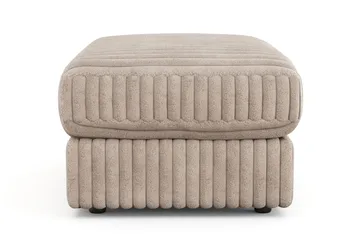 Adelsö by Gynning Rektangulär Fotpall i bred Manchester - Greige - Möbler - Fåtölj & stolar - Pall & puff - Fotpallar