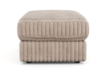 Adelsö by Gynning Rektangulär Fotpall i bred Manchester - Greige - Möbler - Fåtölj & stolar - Pall & puff - Fotpallar