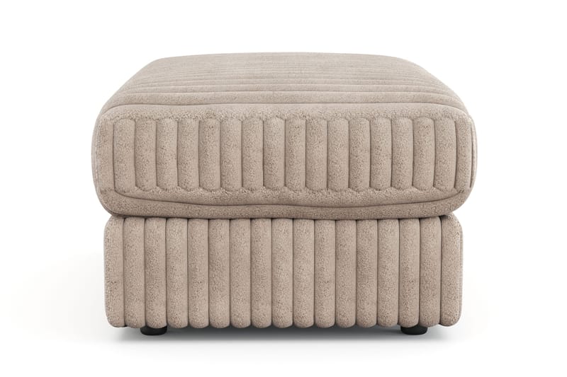 Adelsö by Gynning Rektangulär Fotpall i bred Manchester - Greige - Möbler - Fåtölj & stolar - Pall & puff - Fotpallar