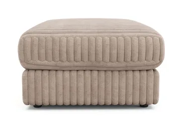 Adelsö by Gynning Rektangulär Fotpall i bred Manchester - Greige - Möbler - Fåtölj & stolar - Pall & puff - Fotpallar