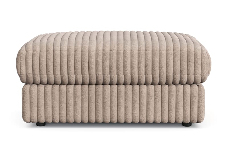 Adelsö by Gynning Rektangulär Fotpall i bred Manchester, Greige