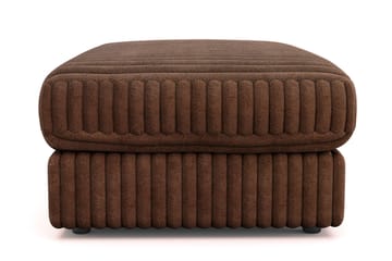 Adelsö by Gynning Rektangulär Fotpall i bred Manchester - Mörkbrun - Möbler - Fåtölj & stolar - Pall & puff - Fotpallar