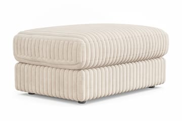 Adelsö by Gynning Rektangulär Fotpall i Manchester - Beige - Möbler - Fåtölj & stolar - Pall & puff - Fotpallar
