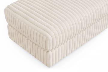 Adelsö by Gynning Rektangulär Fotpall i Manchester - Beige - Möbler - Fåtölj & stolar - Pall & puff - Fotpallar