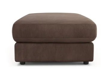 Adelsö by Gynning Rektangulär Fotpall i Manchester - Brun - Möbler - Fåtölj & stolar - Pall & puff - Fotpallar