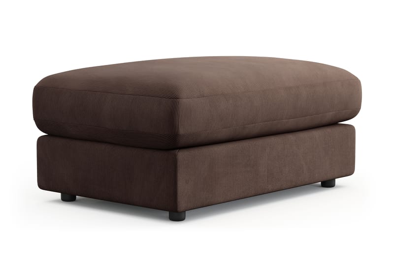 Adelsö by Gynning Rektangulär Fotpall i Manchester - Brun - Möbler - Fåtölj & stolar - Pall & puff - Fotpallar