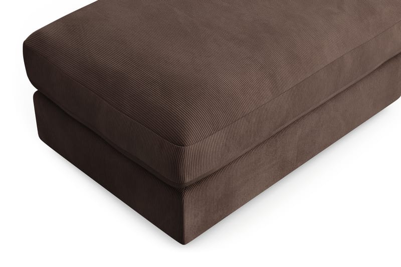 Adelsö by Gynning Rektangulär Fotpall i Manchester - Brun - Möbler - Fåtölj & stolar - Pall & puff - Fotpallar