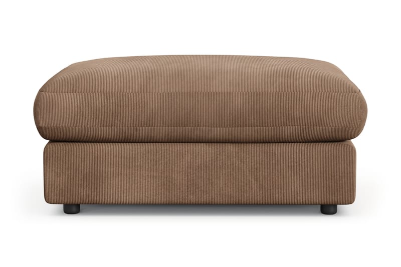 Adelsö by Gynning Rektangulär Fotpall i Manchester - Brun - Möbler - Fåtölj & stolar - Pall & puff - Fotpallar