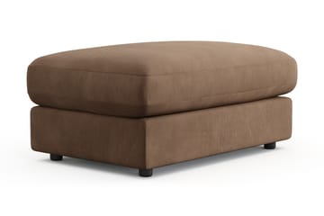 Adelsö by Gynning Rektangulär Fotpall i Manchester - Brun - Möbler - Fåtölj & stolar - Pall & puff - Fotpallar