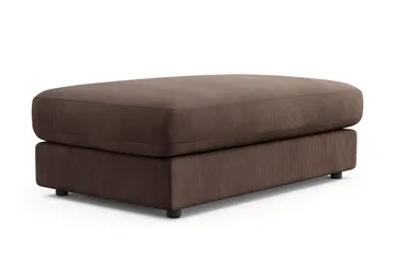 Adelsö by Gynning Rektangulär Fotpall i Manchester - Brun - Möbler - Fåtölj & stolar - Pall & puff - Fotpallar