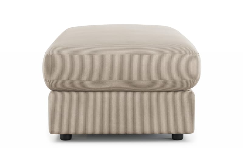 Adelsö by Gynning Rektangulär Fotpall i Manchester - Greige - Möbler - Fåtölj & stolar - Pall & puff - Fotpallar