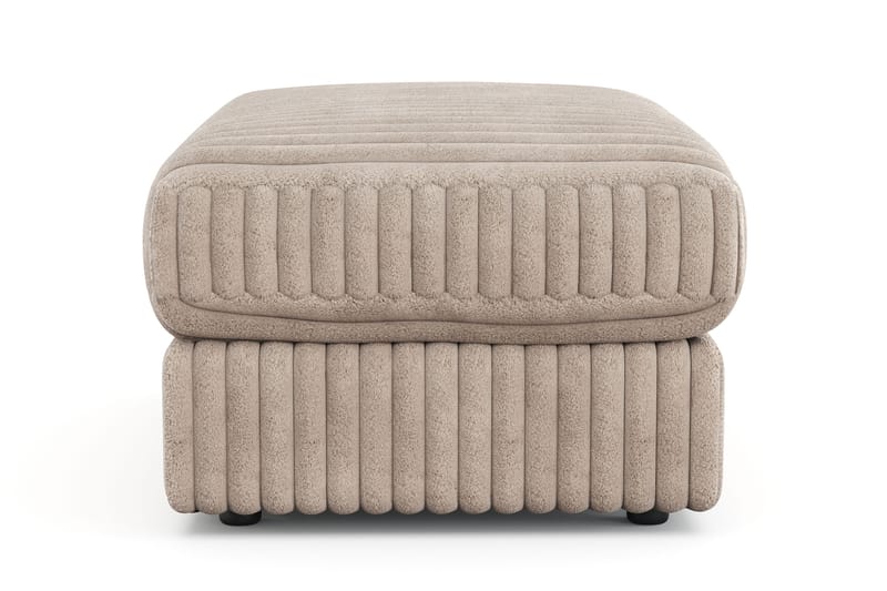 Adelsö by Gynning Rektangulär Fotpall i Manchester - Greige - Möbler - Fåtölj & stolar - Pall & puff - Fotpallar