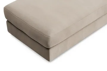 Adelsö by Gynning Rektangulär Fotpall i Manchester - Greige - Möbler - Fåtölj & stolar - Pall & puff - Fotpallar