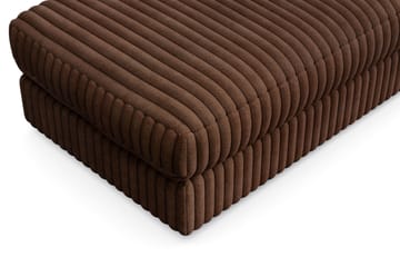 Adelsö by Gynning Rektangulär Fotpall i Manchester - Mörkbrun - Möbler - Fåtölj & stolar - Pall & puff - Fotpallar