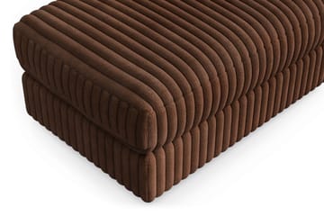 Adelsö by Gynning Rektangulär Fotpall i Manchester - Mörkbrun - Möbler - Fåtölj & stolar - Pall & puff - Fotpallar