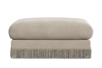 Adelsö by Gynning Rektangulär Fotpall i Sammet
