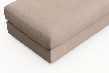 Adelsö by Gynning Rektangulär Fotpall i Tyg - Beige - Möbler - Fåtölj & stolar - Pall & puff - Fotpallar