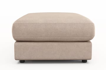 Adelsö by Gynning Rektangulär Fotpall i Tyg - Beige - Möbler - Fåtölj & stolar - Pall & puff - Fotpallar