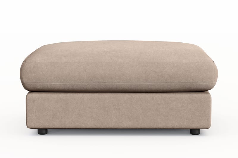 Adelsö by Gynning Rektangulär Fotpall i Tyg - Beige - Möbler - Fåtölj & stolar - Pall & puff - Fotpallar