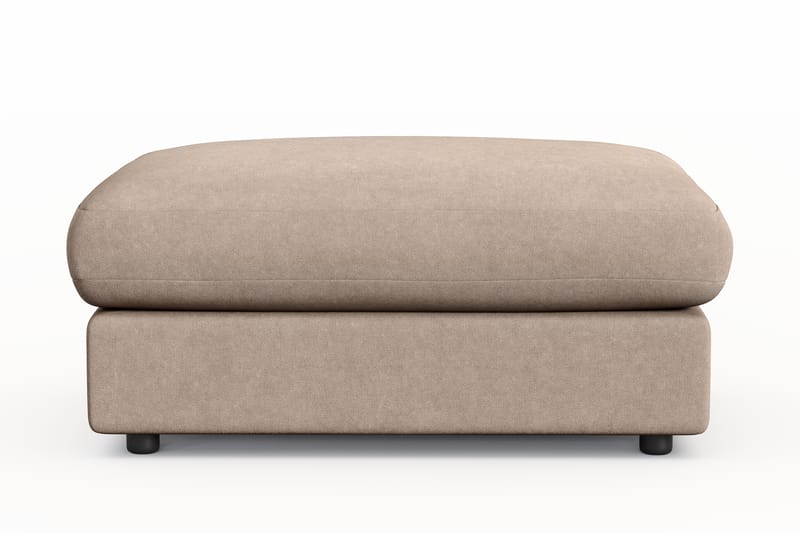 Adelsö by Gynning Rektangulär Fotpall i Tyg - Beige - Möbler - Fåtölj & stolar - Pall & puff - Fotpallar