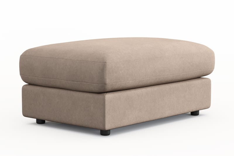 Adelsö by Gynning Rektangulär Fotpall i Tyg - Beige - Möbler - Fåtölj & stolar - Pall & puff - Fotpallar
