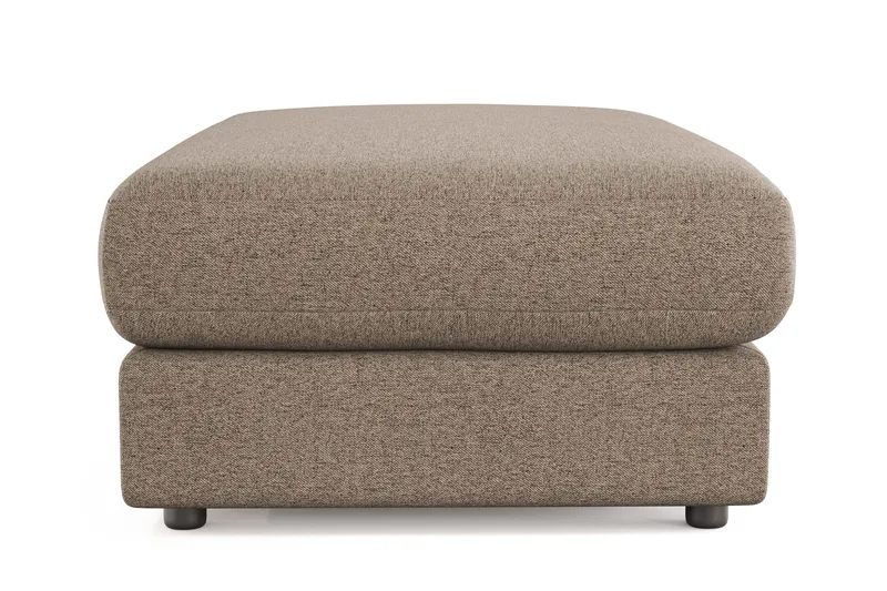 Adelsö by Gynning Rektangulär Fotpall i Tyg - Brun - Möbler - Fåtölj & stolar - Pall & puff - Fotpallar