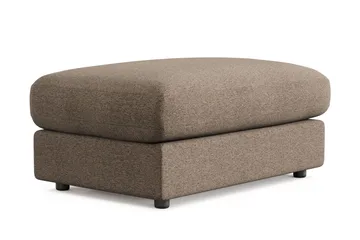 Adelsö by Gynning Rektangulär Fotpall i Tyg - Brun - Möbler - Fåtölj & stolar - Pall & puff - Fotpallar