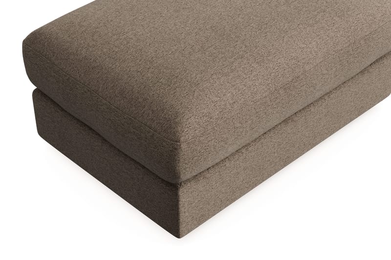 Adelsö by Gynning Rektangulär Fotpall i Tyg - Brun - Möbler - Fåtölj & stolar - Pall & puff - Fotpallar