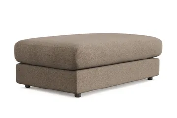 Adelsö by Gynning Rektangulär Fotpall i Tyg - Brun - Möbler - Fåtölj & stolar - Pall & puff - Fotpallar