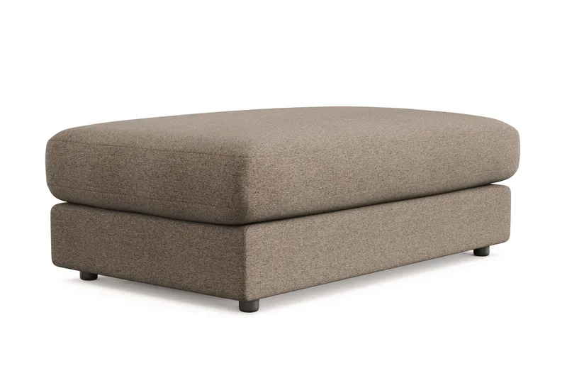 Adelsö by Gynning Rektangulär Fotpall i Tyg - Brun - Möbler - Fåtölj & stolar - Pall & puff - Fotpallar