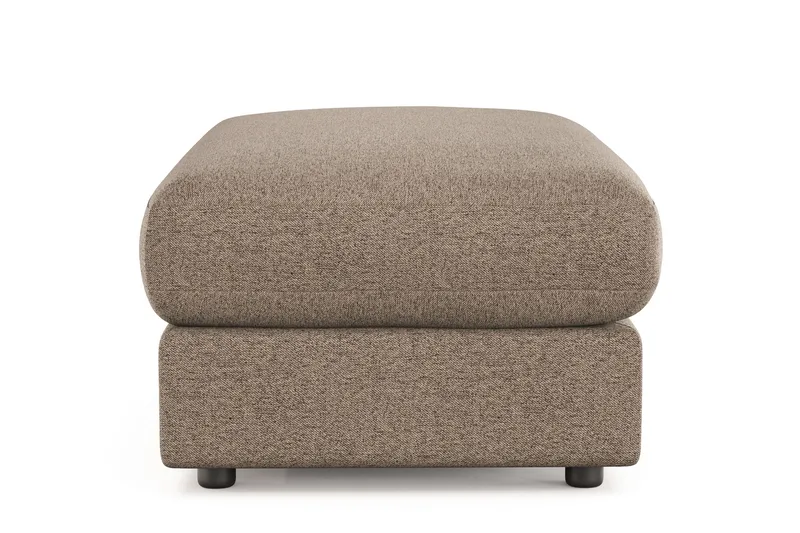 Adelsö by Gynning Rektangulär Fotpall i Tyg - Brun - Möbler - Fåtölj & stolar - Pall & puff - Fotpallar