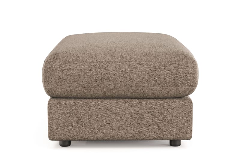 Adelsö by Gynning Rektangulär Fotpall i Tyg - Brun - Möbler - Fåtölj & stolar - Pall & puff - Fotpallar