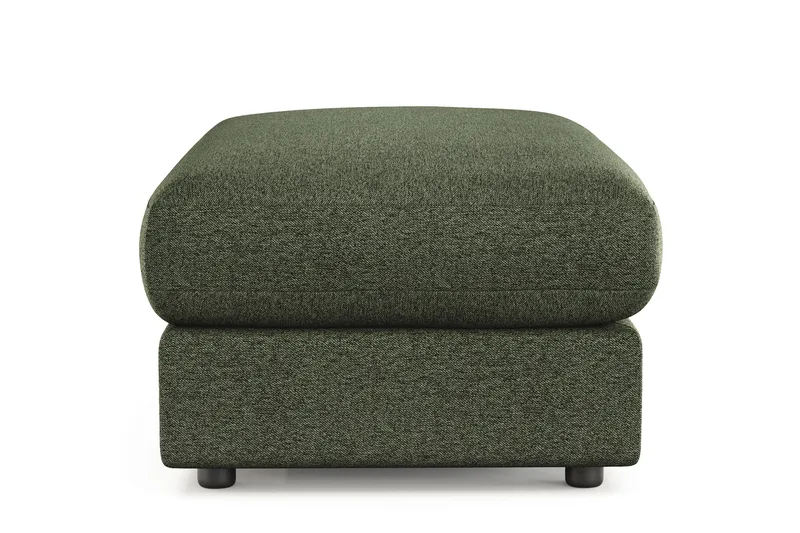 Adelsö by Gynning Rektangulär Fotpall i Tyg - Grön - Möbler - Fåtölj & stolar - Pall & puff - Fotpallar