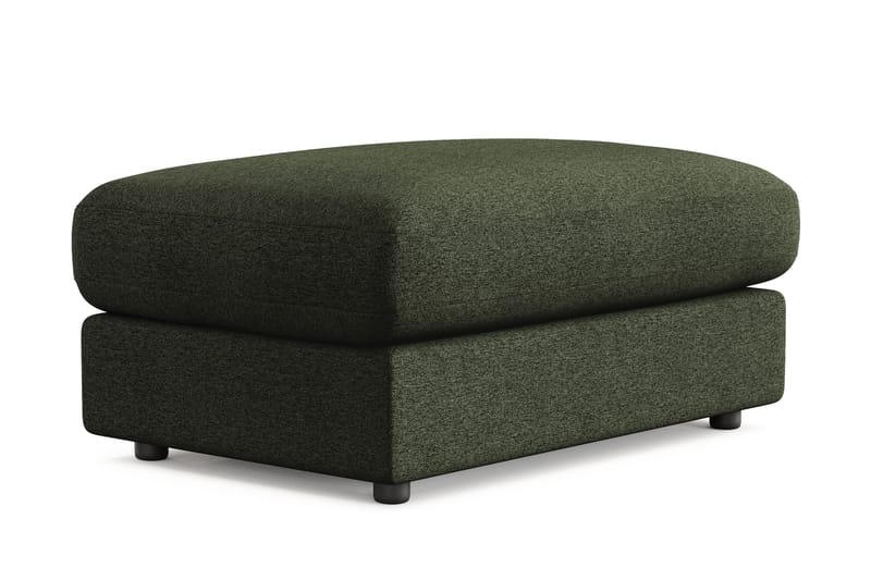 Adelsö by Gynning Rektangulär Fotpall i Tyg - Grön - Möbler - Fåtölj & stolar - Pall & puff - Fotpallar