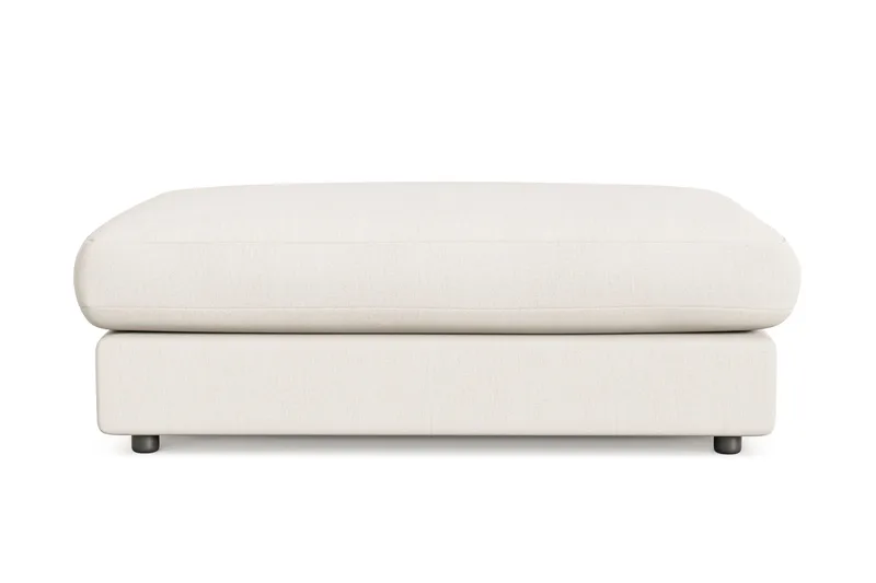 Adelsö by Gynning Rektangulär Fotpall i Tyg - Ljusbeige - Möbler - Fåtölj & stolar - Pall & puff - Fotpallar