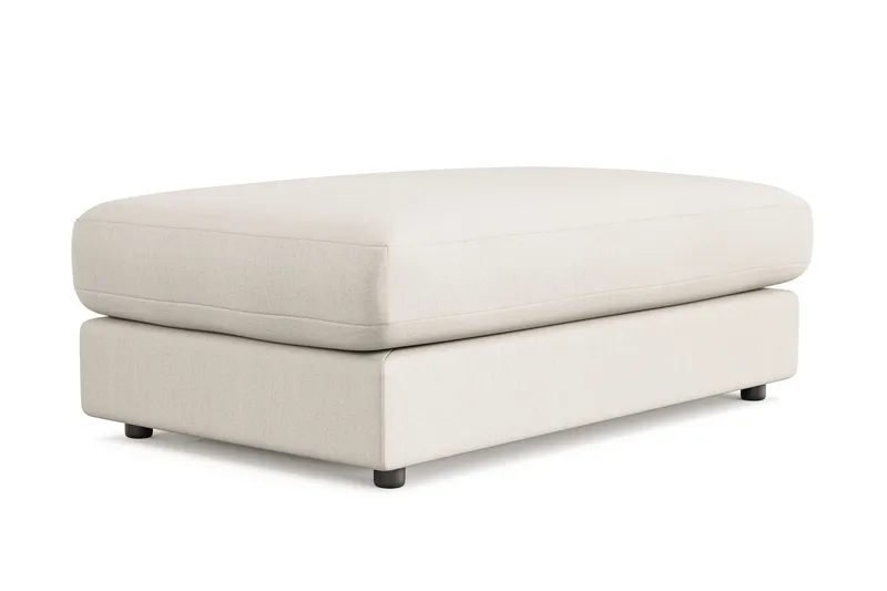 Adelsö by Gynning Rektangulär Fotpall i Tyg - Ljusbeige - Möbler - Fåtölj & stolar - Pall & puff - Fotpallar