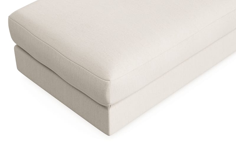 Adelsö by Gynning Rektangulär Fotpall i Tyg - Ljusbeige - Möbler - Fåtölj & stolar - Pall & puff - Fotpallar